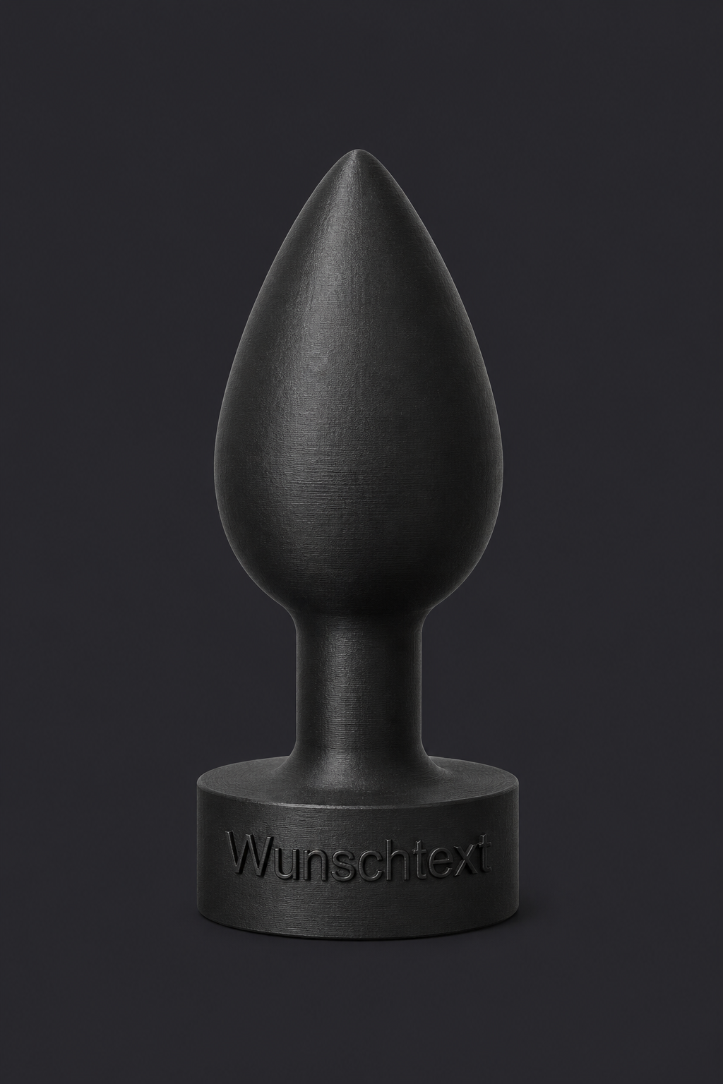 Analplug mit Wunschtext